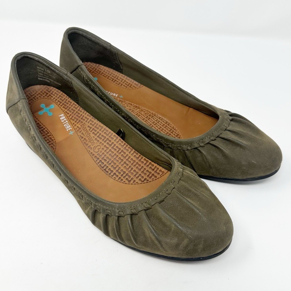 BareTraps Norma Posture+ Green Wedge‎ Round Toe Slip-On Shoes 8.5 - Picture 10 of 10